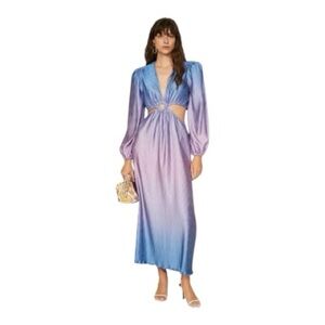 chinese dress ladies Simkhai Guipure Lace Belted Midi Dress